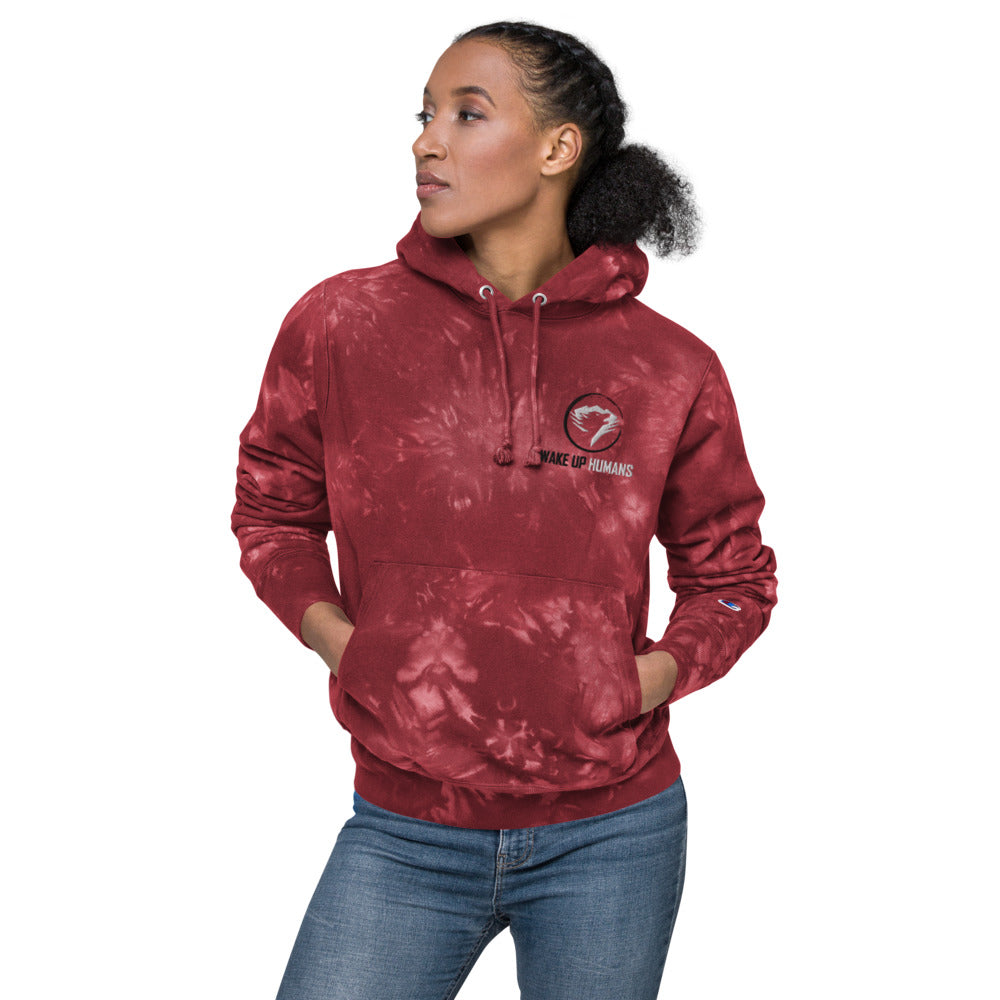 Women's Champion tie-dye hoodie