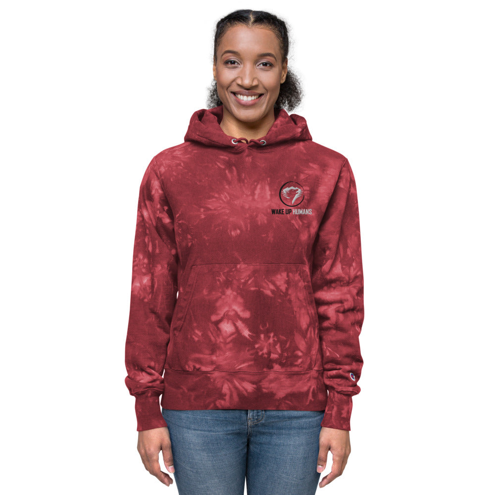 Women's Champion tie-dye hoodie