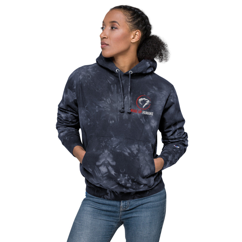 Women's Champion tie-dye hoodie