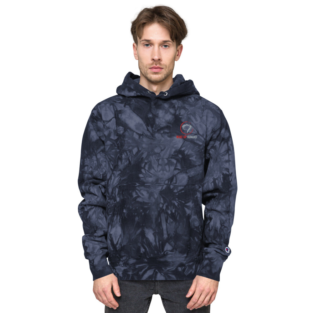 Men's Champion tie-dye hoodie