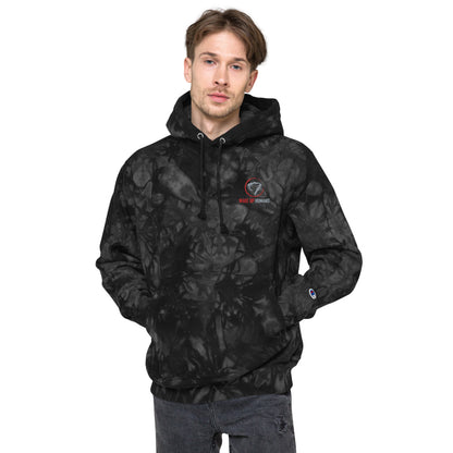 Men's Champion tie-dye hoodie