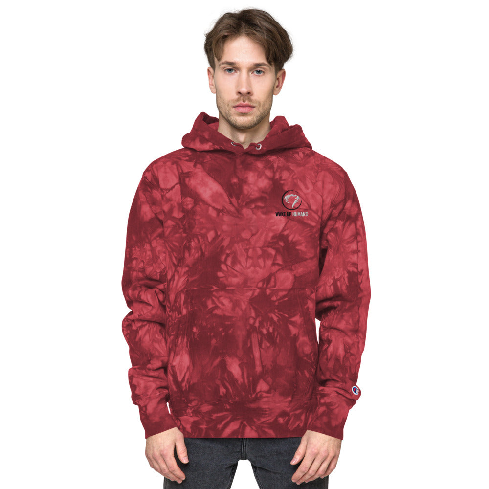 Men's Champion tie-dye hoodie