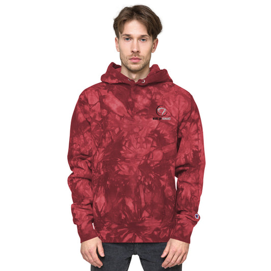 Men's Champion tie-dye hoodie